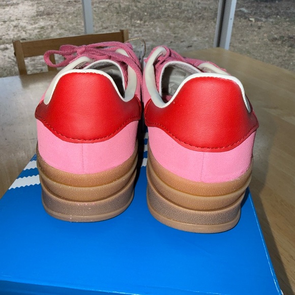 adidas Gazelle Bold Pink Platform Sneakers Size 4.5y 6w - Picture 4 of 8